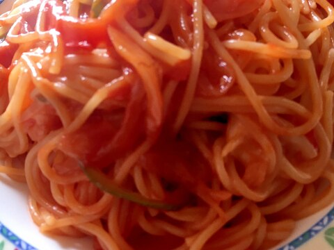 とろけるチーズを絡めて 我が家のナポリタン レシピ 作り方 By Hikarin926 楽天レシピ